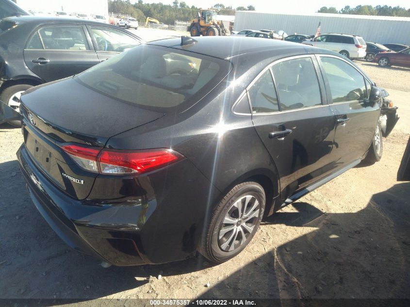 2022 TOYOTA COROLLA HYBRID LE VIN: JTDEAMDEXNJ044072