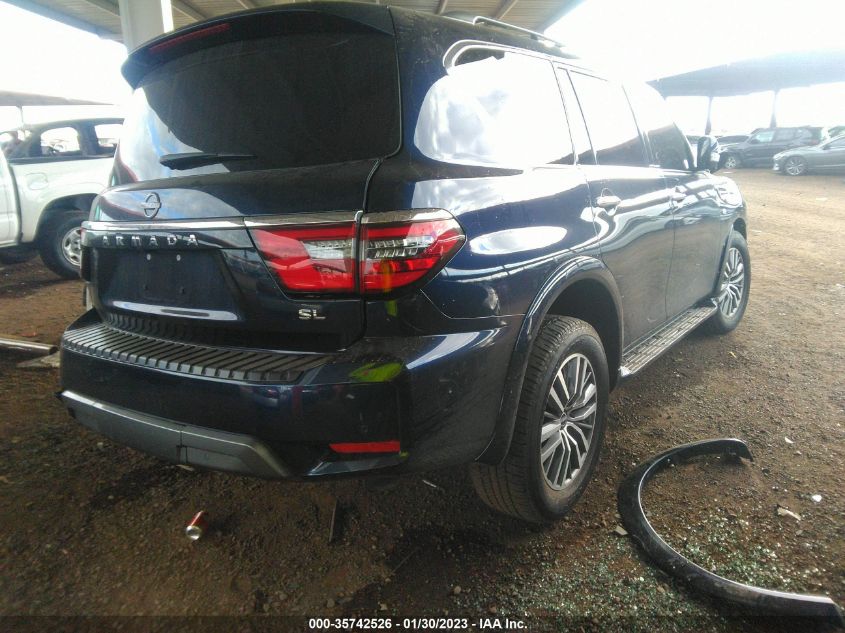 2022 NISSAN ARMADA SL VIN: JN8AY2BC2N9161716