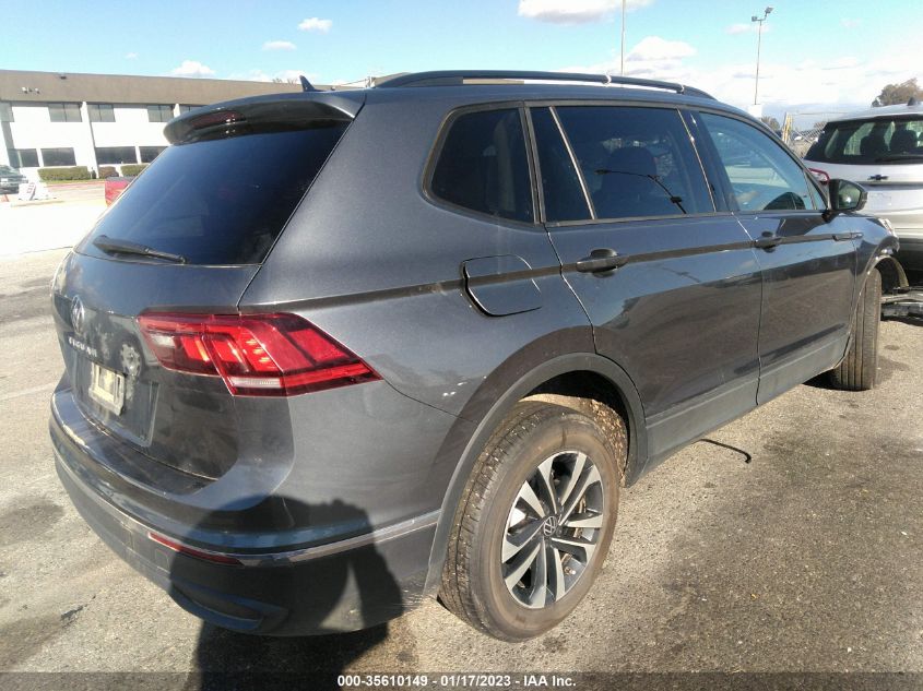 2022 VOLKSWAGEN TIGUAN S VIN: 3VV1B7AX7NM122766