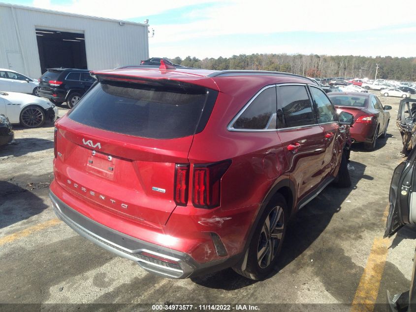 2022 KIA SORENTO PLUG-IN HYBRID SX VIN: KNDRJDLH1N5090685