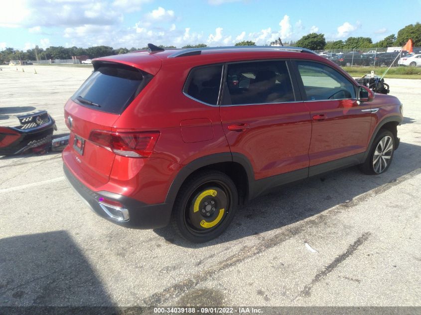2022 VOLKSWAGEN TAOS SE VIN: 3VVLX7B24NM063138