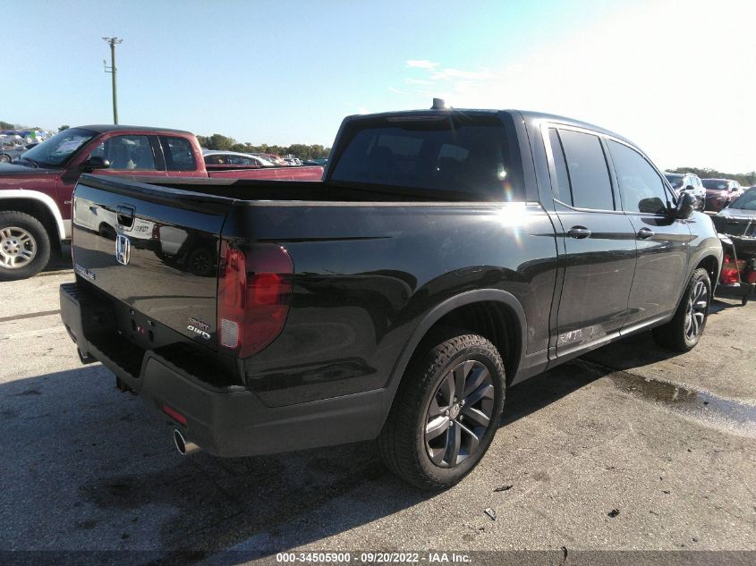 2021 HONDA RIDGELINE SPORT VIN: 5FPYK3F12MB002927