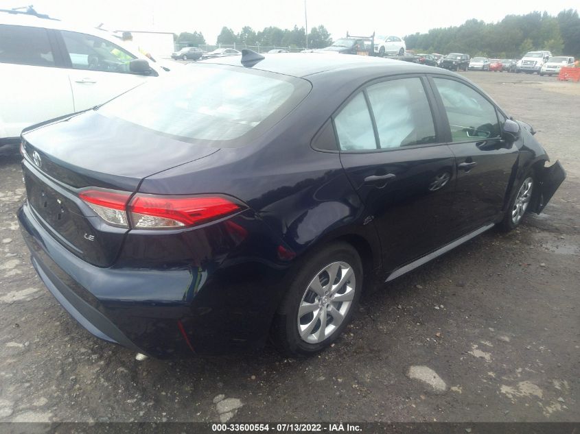 2022 TOYOTA COROLLA LE VIN: 5YFEPMAE2NP292041