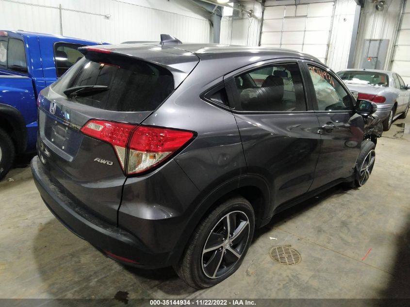 2022 HONDA HR-V EX VIN: 3CZRU6H55NM718351