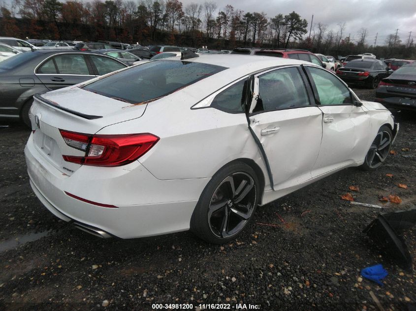 2021 HONDA ACCORD SEDAN SPORT VIN: 1HGCV1F32MA047022