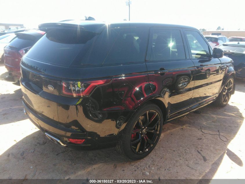 2022 LAND ROVER RANGE ROVER SPORT SVR VIN: SALWZ2RE6NA200224