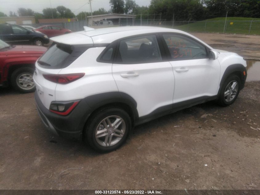 2022 HYUNDAI KONA SE VIN: KM8K2CAB1NU832656