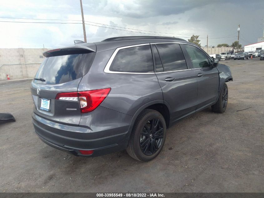 2022 HONDA PILOT SPECIAL EDITION VIN: 5FNYF5H21NB028161