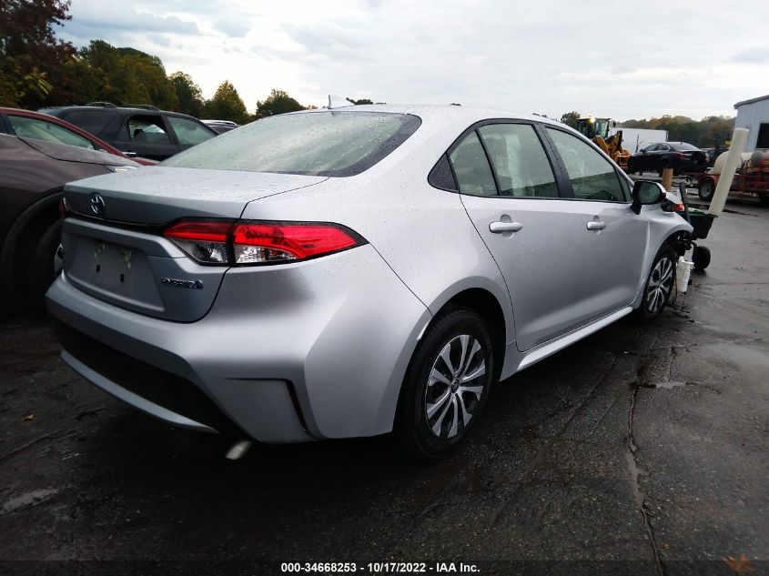 2022 TOYOTA COROLLA HYBRID LE VIN: JTDEAMDE5N3003059