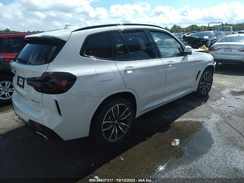 2022 BMW X3 SDRIVE30I VIN: 5UX43DP01N9K59586