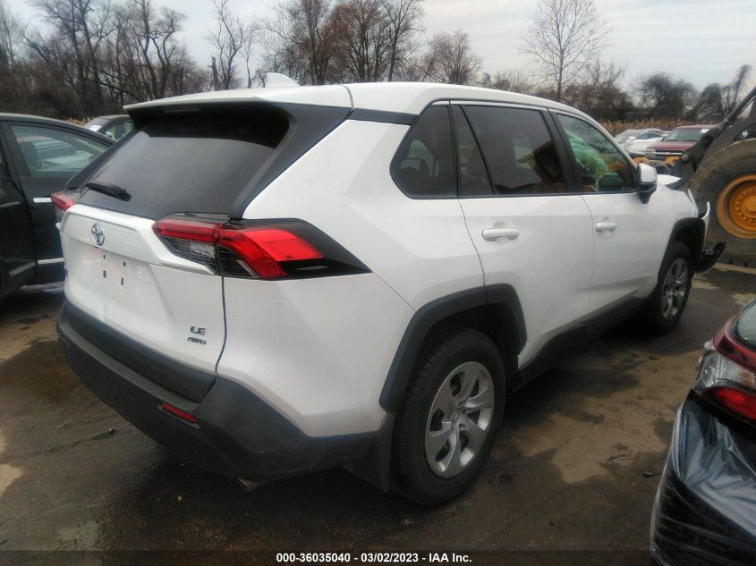 2022 TOYOTA RAV4 LE VIN: 2T3G1RFV4NC270517