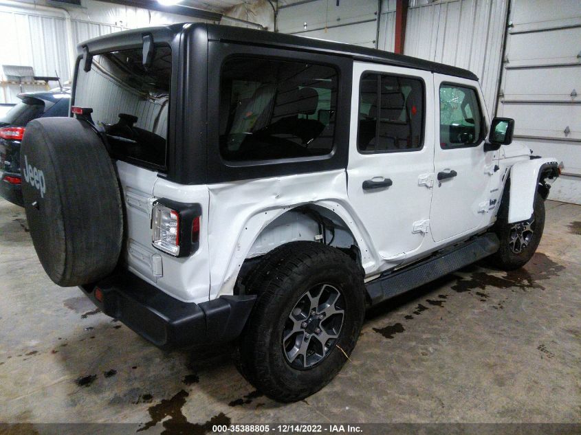 2020 JEEP WRANGLER UNLIMITED SAHARA VIN: 1C4HJXEN6LW133053