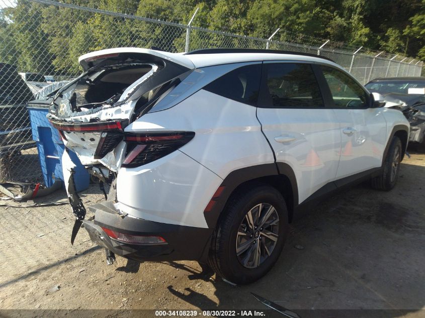 2022 HYUNDAI TUCSON HYBRID BLUE VIN: KM8JBCA1XNU067935