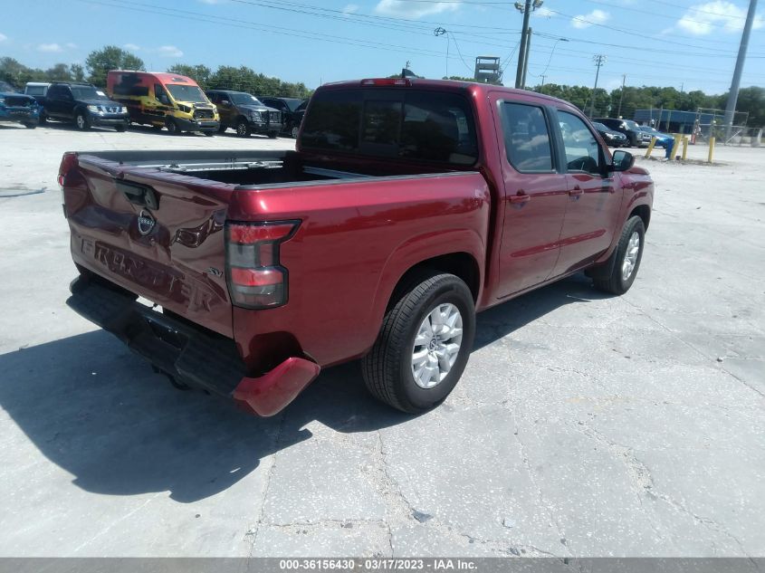 2022 NISSAN FRONTIER SV VIN: 1N6ED1EJXNN607760