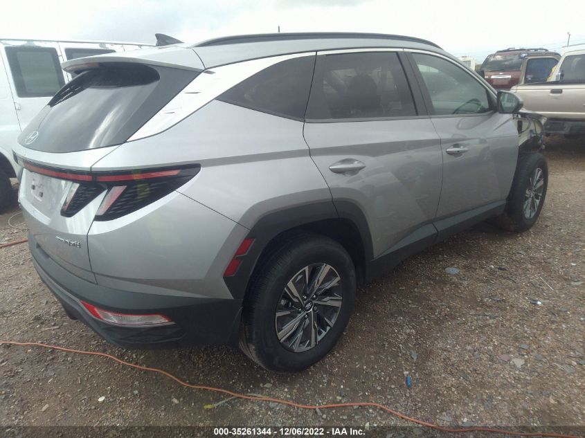 2022 HYUNDAI TUCSON HYBRID BLUE VIN: KM8JBCA15NU025639
