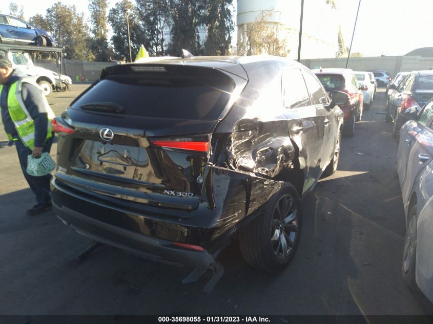 2021 LEXUS NX NX 300 F SPORT VIN: JTJSARBZ7M2183930
