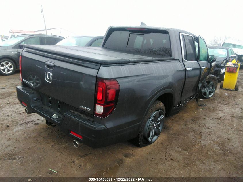 2023 HONDA RIDGELINE RTL-E VIN: 5FPYK3F77PB004598