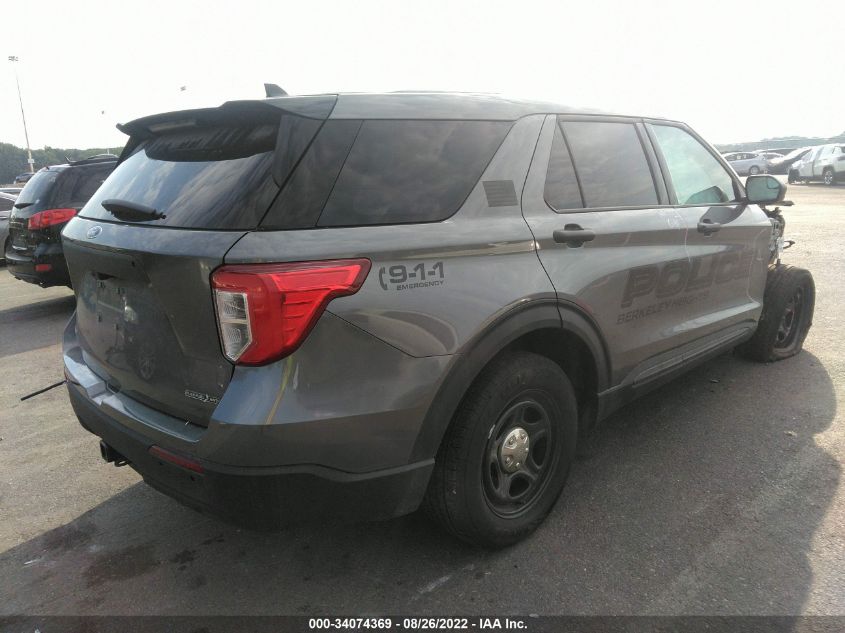 2021 FORD POLICE INTERCEPTOR VIN: 1FM5K8AB2MGB98507