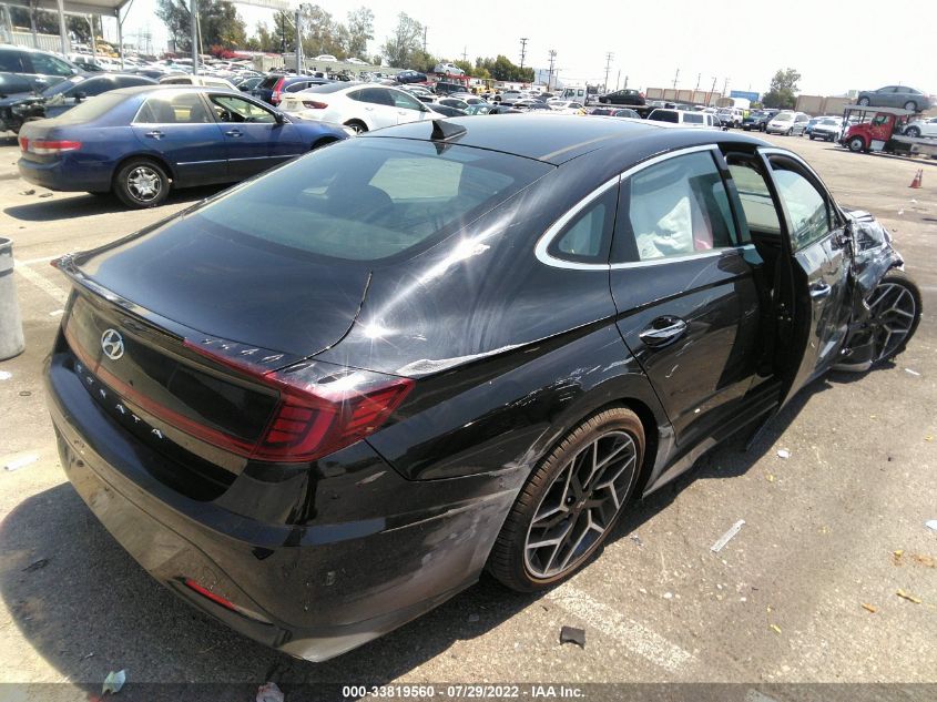 2022 HYUNDAI SONATA N LINE VIN: KMHL14JC4NA212567
