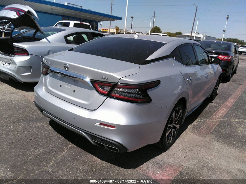 2020 NISSAN MAXIMA SV VIN: 1N4AA6CV0LC361197