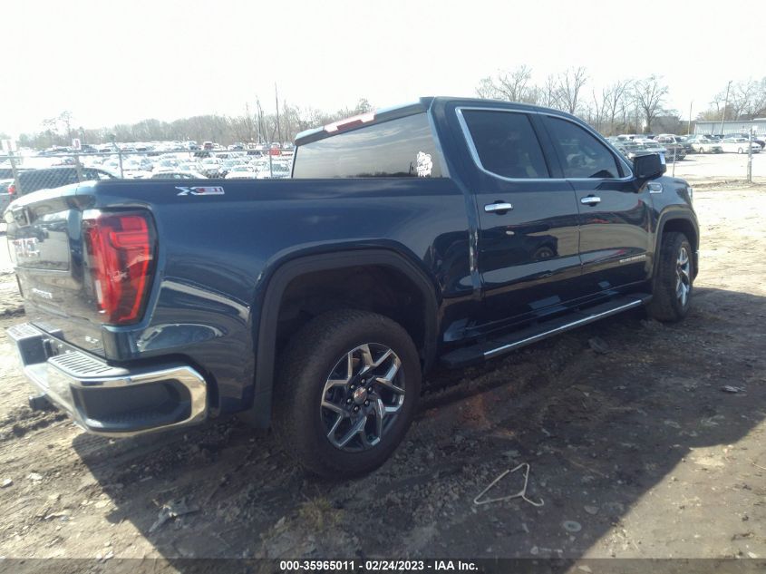 2022 GMC SIERRA 1500 SLT VIN: 3GTUUDED5NG664581