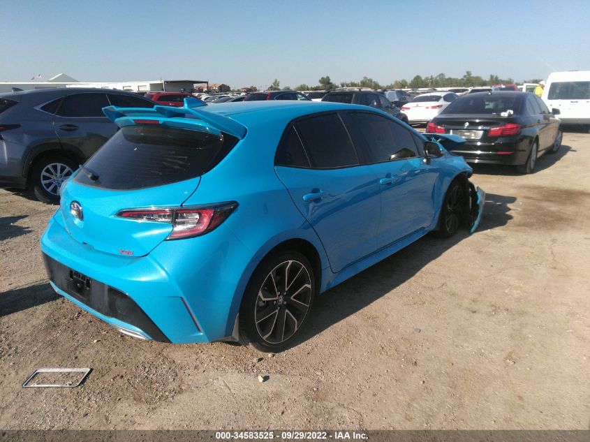 2022 TOYOTA COROLLA HATCHBACK XSE VIN: JTNA4MBE1N3158180