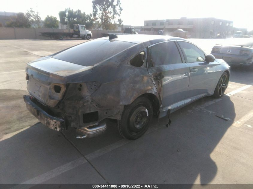 2021 HONDA ACCORD SEDAN SPORT SE VIN: 1HGCV1F47MA104744