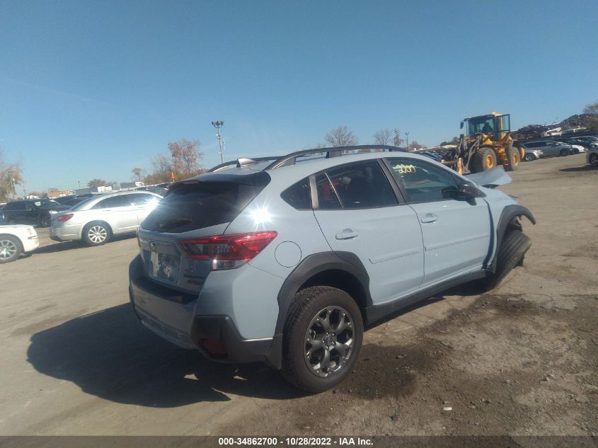 2022 SUBARU CROSSTREK SPORT VIN: JF2GTHRC2NH216329