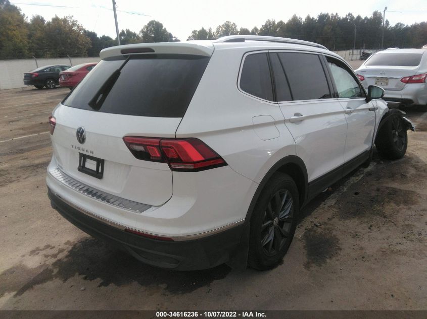 2022 VOLKSWAGEN TIGUAN SE VIN: 3VV3B7AXXNM046694