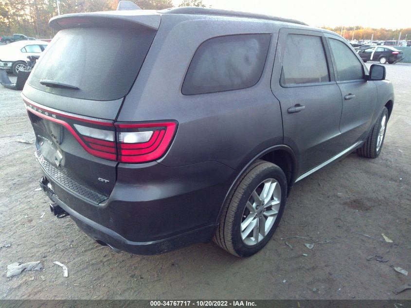 2021 DODGE DURANGO GT PLUS VIN: 1C4RDJDG7MC715581