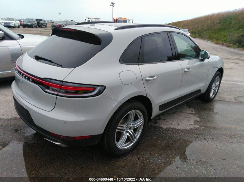 2021 PORSCHE MACAN VIN: WP1AA2A54MLB13475