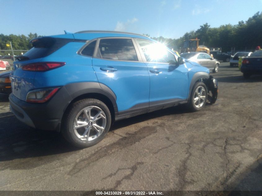 2022 HYUNDAI KONA SEL VIN: KM8K6CAB9NU807895