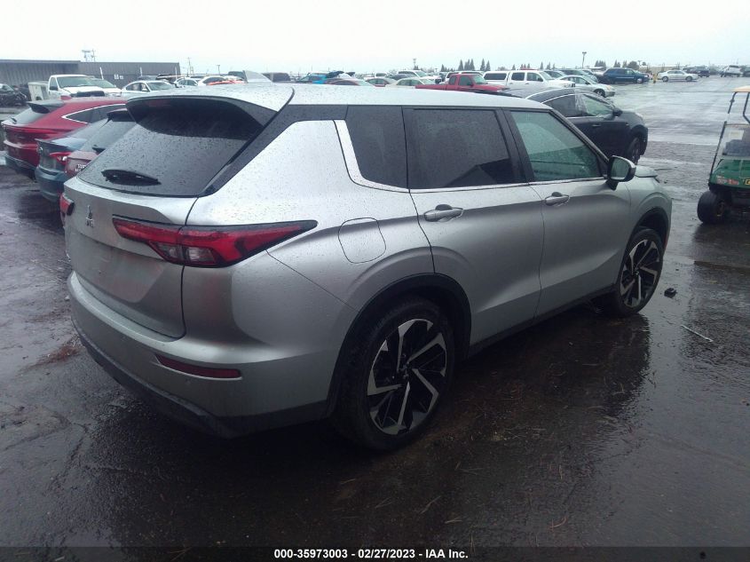 2022 MITSUBISHI OUTLANDER ES VIN: JA4J3TA87NZ020051