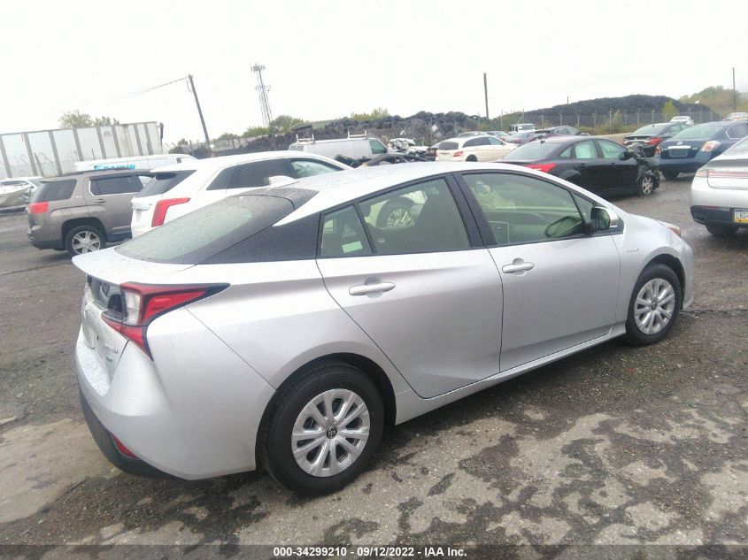 2022 TOYOTA PRIUS L VIN: JTDKAMFU8N3167848