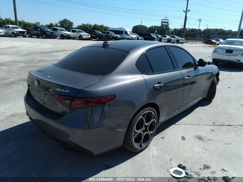 2022 ALFA ROMEO GIULIA VELOCE VIN: ZARFAMBN2N7666451