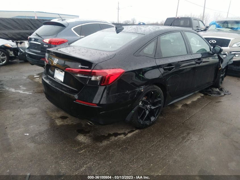 2023 HONDA CIVIC SEDAN SPORT VIN: 2HGFE2F54PH516833