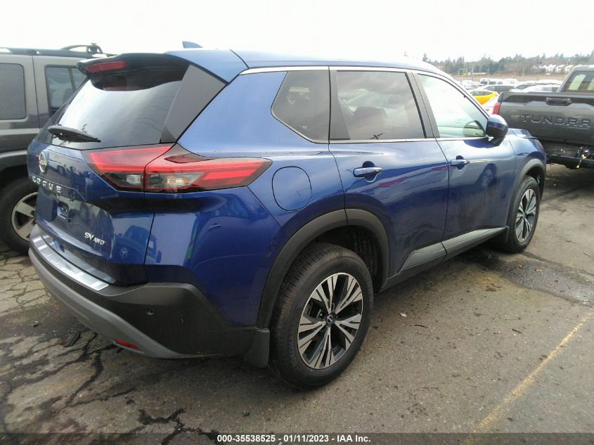 2022 NISSAN ROGUE SV VIN: JN8BT3BB0NW334084