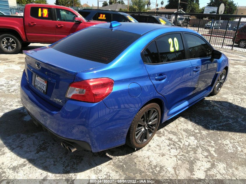 2020 SUBARU WRX VIN: JF1VA1A68L9832008