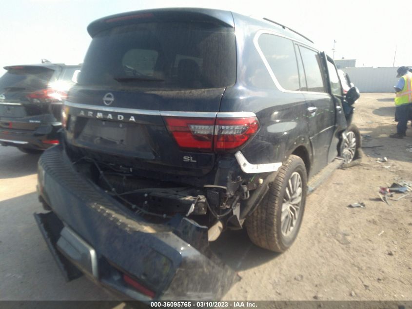 2022 NISSAN ARMADA SL VIN: JN8AY2BA0N9393388