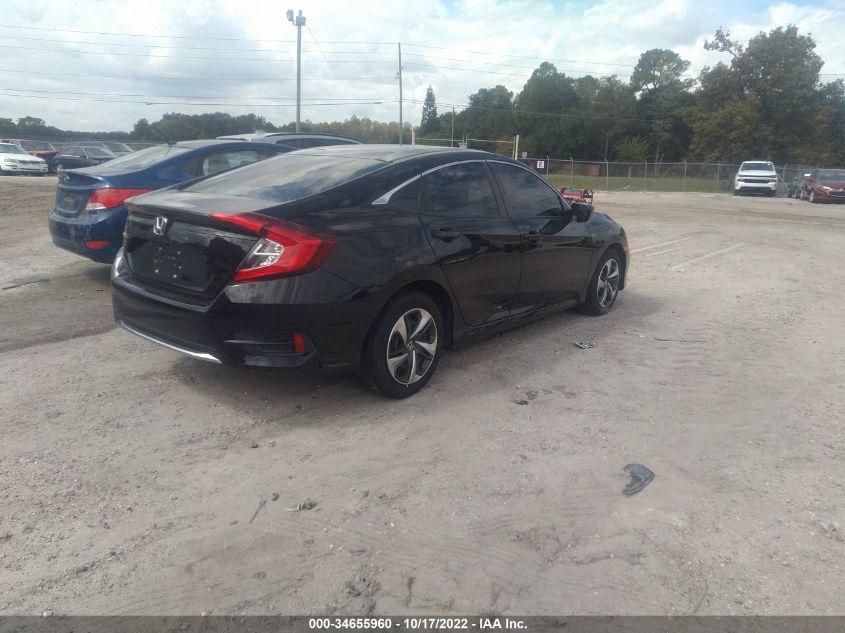 2021 HONDA CIVIC SEDAN LX VIN: 2HGFC2F65MH504605