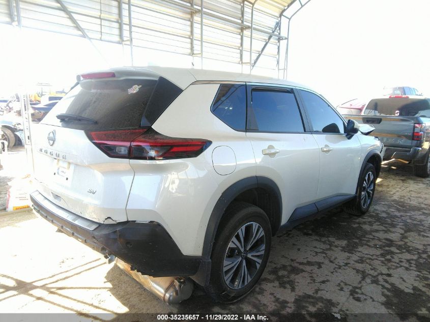 2022 NISSAN ROGUE SV VIN: 5N1BT3BA1NC704572