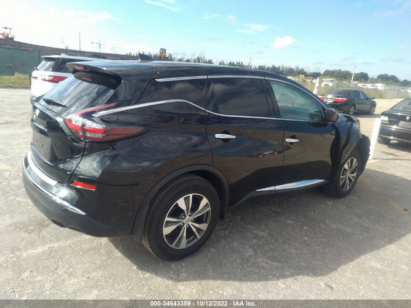 2022 NISSAN MURANO S VIN: 5N1AZ2AJ2NC124236