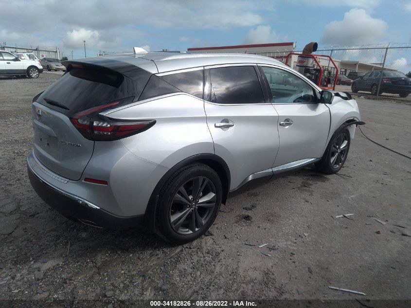 2021 NISSAN MURANO PLATINUM VIN: 5N1AZ2DJ2MC120665
