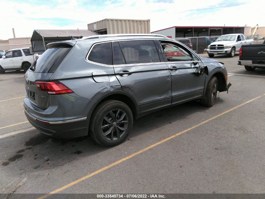 2022 VOLKSWAGEN TIGUAN SE VIN: 3VV2B7AX6NM034389