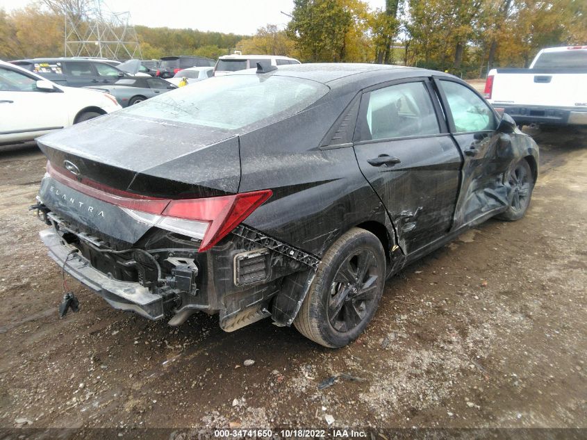 2022 HYUNDAI ELANTRA SEL VIN: KMHLS4AG9NU288820