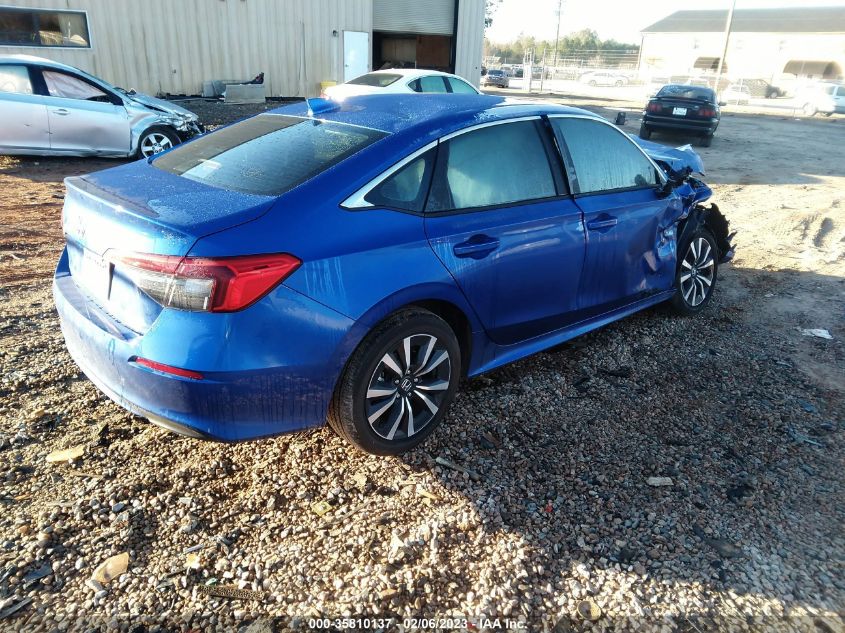 2023 HONDA CIVIC SEDAN EX VIN: 2HGFE1F7XPH301615
