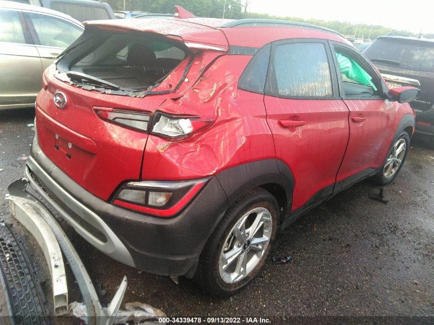 2022 HYUNDAI KONA SEL VIN: KM8K32AB1NU901918