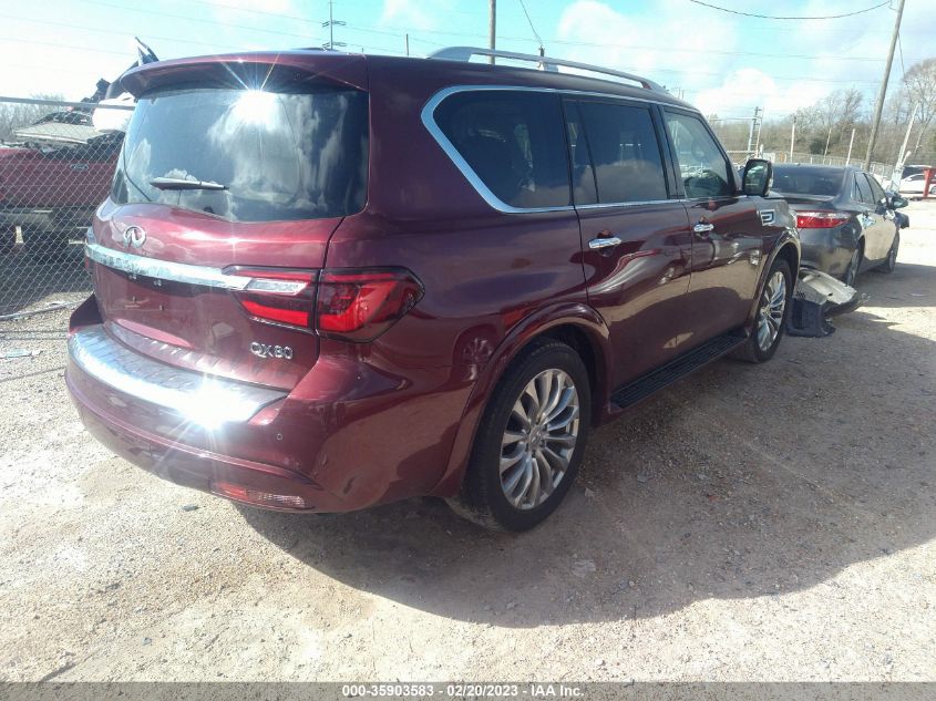 2022 INFINITI QX80 LUXE VIN: JN8AZ2AF2N9743887
