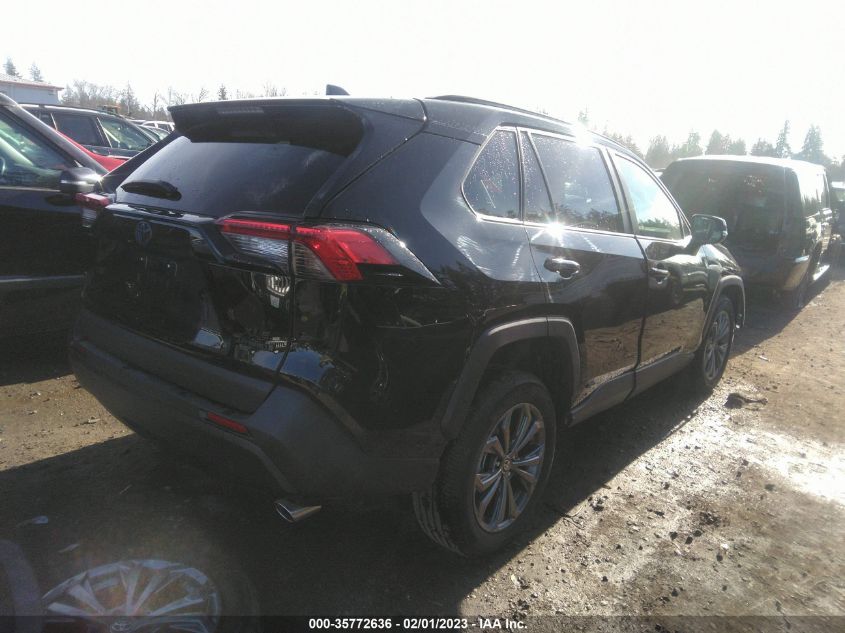 2022 TOYOTA RAV4 HYBRID XLE PREMIUM VIN: 2T3B6RFV3NW033480