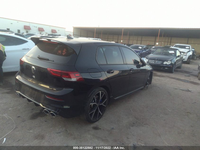 2022 VOLKSWAGEN GOLF R VIN: WVWFB7CD3NW135487